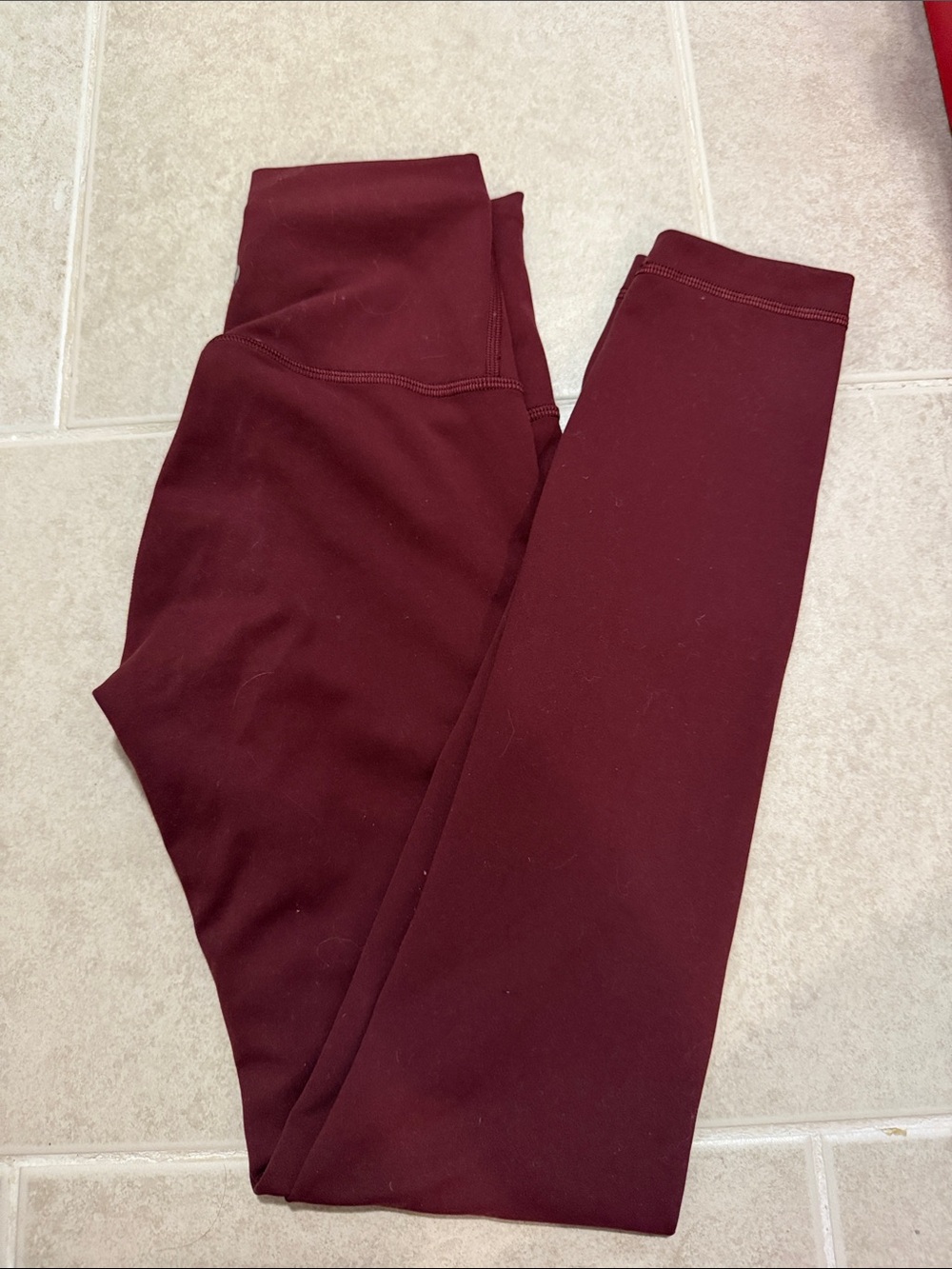 lululemon athletica Deep Burgundy High-Rise Leggings